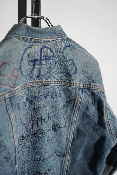 Levis - Graffiti Denim Jacket