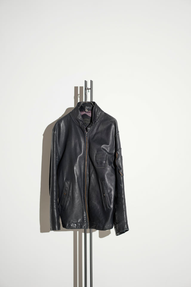 1990s Euro Leather Jacket