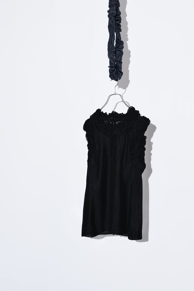 Ruffle Sleeveless Top