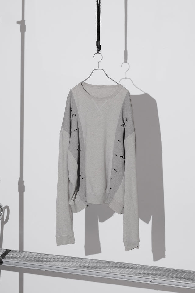 Abstract Cut Sweat Shirt