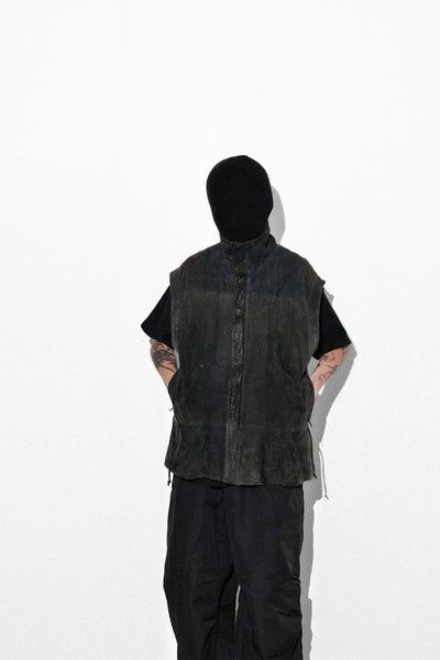 SEELENBINDER – Architectural Suede Vest
