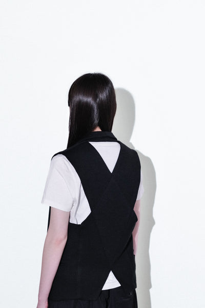 EMPORIO ARMANI - Cutout Tailored Vest