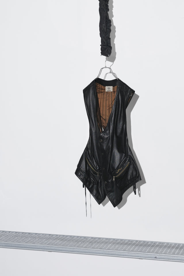 NJAMO - Leather Utility Vest