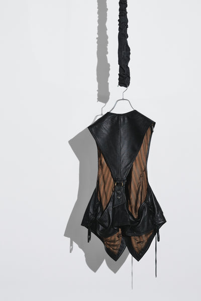 NJAMO - Leather Utility Vest