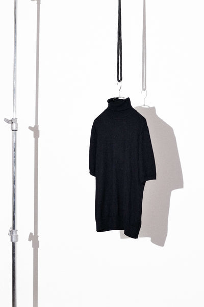 Turtleneck Half Sleeve Knit