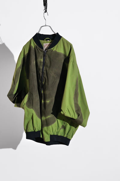 Abstract Dyed Bomber Jacket