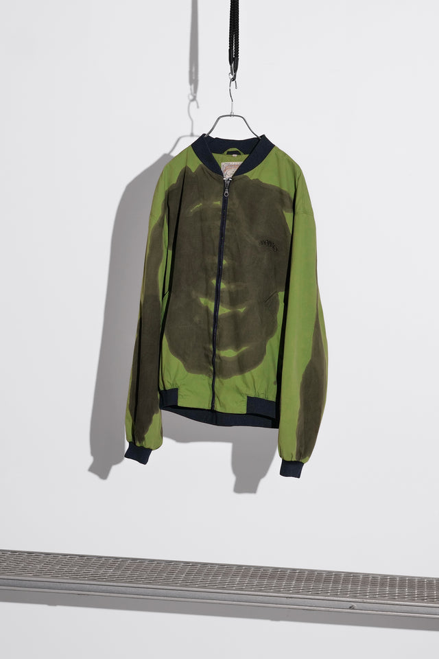 Abstract Dyed Bomber Jacket
