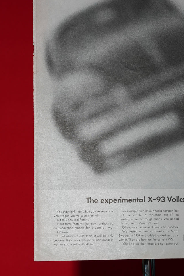 Volkswagen X93 - Vintage AD(1961)