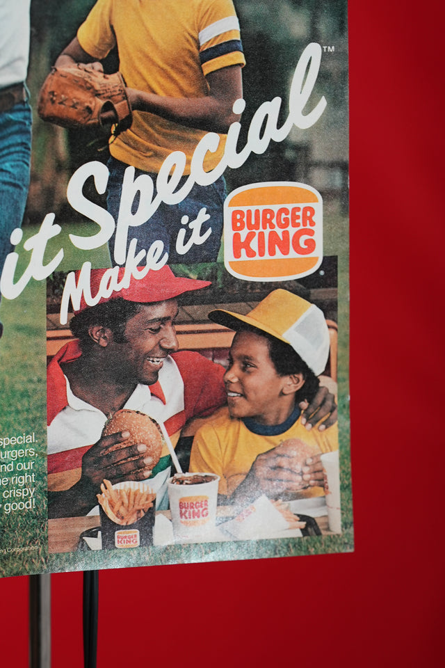 BURGER KING - Vintage AD(1980)
