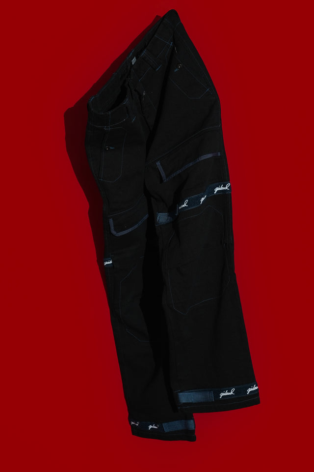 Marithé François Girbaud - Baggy Pants(W32 BLK/BLU)