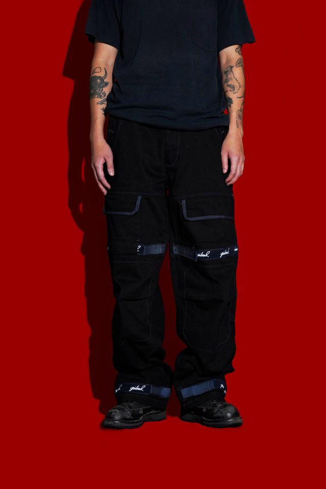 Marithé François Girbaud - Baggy Pants(W32 BLK/BLU)